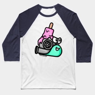 Turbo Snail - Popsicle (Pink) Baseball T-Shirt